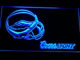 Philadelphia Eagles Coors Light LED Sign - Blue - TheLedHeroes