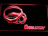 Philadelphia Eagles Coors Light LED Neon Sign Electrical - Red - TheLedHeroes