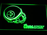 Pittsburgh Steelers Coors Light LED Sign - Green - TheLedHeroes