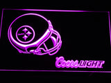 FREE Pittsburgh Steelers Coors Light LED Sign - Purple - TheLedHeroes