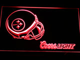 Pittsburgh Steelers Coors Light LED Sign - Red - TheLedHeroes