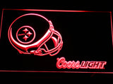 FREE Pittsburgh Steelers Coors Light LED Sign - Red - TheLedHeroes