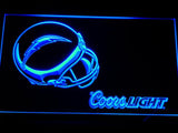 San Diego Chargers Coors Light LED Neon Sign USB - Blue - TheLedHeroes
