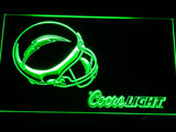 San Diego Chargers Coors Light LED Sign - Green - TheLedHeroes