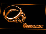 San Diego Chargers Coors Light LED Sign - Orange - TheLedHeroes