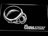 San Diego Chargers Coors Light LED Sign - White - TheLedHeroes