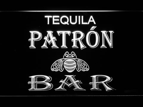 FREE Tequila Patron Bar LED Sign - White - TheLedHeroes
