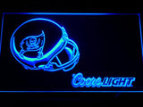 Tampa Bay Buccaneers Coors Light LED Neon Sign Electrical - Blue - TheLedHeroes