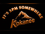 Kokannee It's 5pm Somewhere LED Neon Sign Electrical - Orange - TheLedHeroes