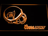 Tampa Bay Buccaneers Coors Light LED Neon Sign Electrical - Orange - TheLedHeroes