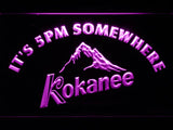 Kokannee It's 5pm Somewhere LED Neon Sign USB - Purple - TheLedHeroes