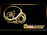 Tampa Bay Buccaneers Coors Light LED Neon Sign Electrical - Yellow - TheLedHeroes