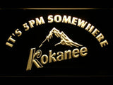 Kokannee It's 5pm Somewhere LED Neon Sign Electrical - Yellow - TheLedHeroes