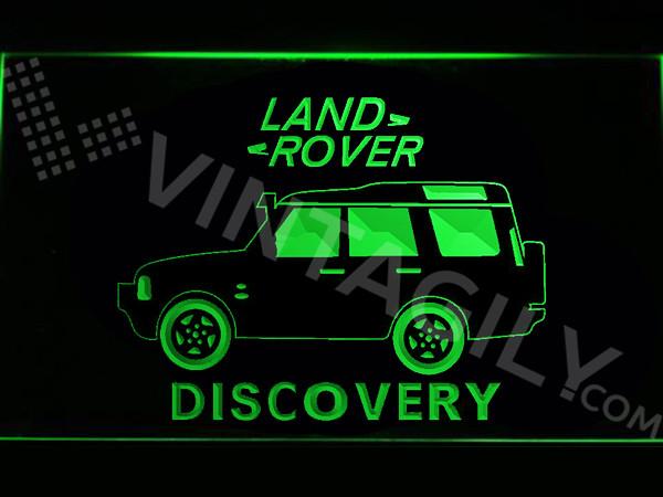 Land Rover Discovery LED Neon Sign Electrical - Green - TheLedHeroes
