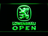 Lowenbrau Open LED Neon Sign Electrical - Green - TheLedHeroes