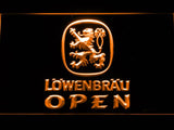 Lowenbrau Open LED Neon Sign Electrical - Orange - TheLedHeroes