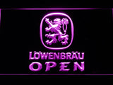 Lowenbrau Open LED Neon Sign USB - Purple - TheLedHeroes