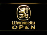 Lowenbrau Open LED Neon Sign Electrical - Yellow - TheLedHeroes