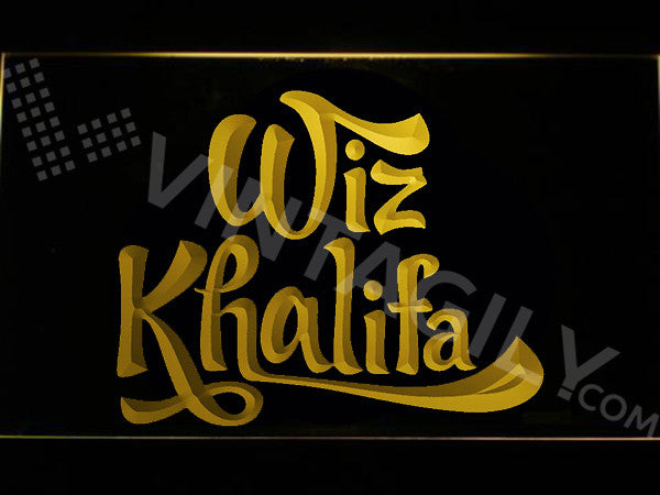 Wiz Khalifa LED Sign - Yellow - TheLedHeroes