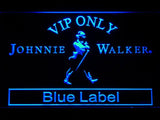 Johnnie Walker Blue Label VIP Only LED Neon Sign Electrical - Blue - TheLedHeroes