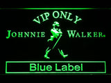 Johnnie Walker Blue Label VIP Only LED Neon Sign Electrical - Green - TheLedHeroes