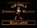Johnnie Walker Blue Label VIP Only LED Neon Sign Electrical - Orange - TheLedHeroes