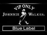 Johnnie Walker Blue Label VIP Only LED Neon Sign Electrical - White - TheLedHeroes