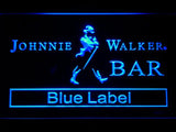 Johnnie Walker Blue Label Bar LED Neon Sign Electrical - Blue - TheLedHeroes