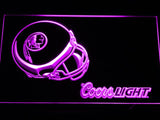 Washington Redskins Coors Light LED Neon Sign Electrical - Purple - TheLedHeroes