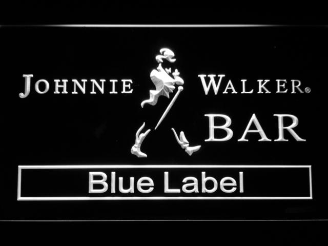 Johnnie Walker Blue Label Bar LED Neon Sign Electrical - White - TheLedHeroes