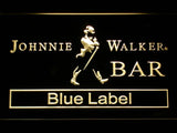 Johnnie Walker Blue Label Bar LED Neon Sign Electrical - Yellow - TheLedHeroes