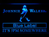 FREE Johnnie Walker Blue Label It's 5pm Somewhere LED Sign - Blue - TheLedHeroes