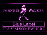 FREE Johnnie Walker Blue Label It's 5pm Somewhere LED Sign - Purple - TheLedHeroes