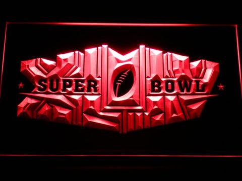 Superbowl LED Neon Sign Electrical - Red - TheLedHeroes