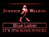 FREE Johnnie Walker Blue Label It's 5pm Somewhere LED Sign - Red - TheLedHeroes