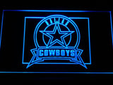 Dallas Cowboys (5) LED Neon Sign USB - Blue - TheLedHeroes
