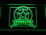 Dallas Cowboys (5) LED Sign - Green - TheLedHeroes