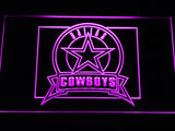 Dallas Cowboys (5) LED Sign - Purple - TheLedHeroes