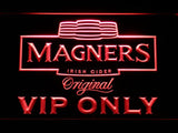 Magners VIP Only LED Neon Sign USB - Red - TheLedHeroes