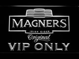 FREE Magners VIP Only LED Sign - White - TheLedHeroes