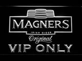 Magners VIP Only LED Neon Sign USB - White - TheLedHeroes