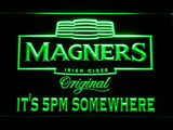 Magners It's 5pm Somewhere LED Neon Sign Electrical - Green - TheLedHeroes