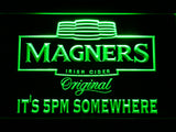 FREE Magners It's 5pm Somewhere LED Sign - Green - TheLedHeroes