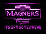 FREE Magners It's 5pm Somewhere LED Sign - Purple - TheLedHeroes