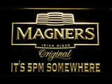 FREE Magners It's 5pm Somewhere LED Sign - Yellow - TheLedHeroes