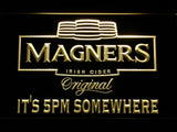 Magners It's 5pm Somewhere LED Neon Sign Electrical - Yellow - TheLedHeroes