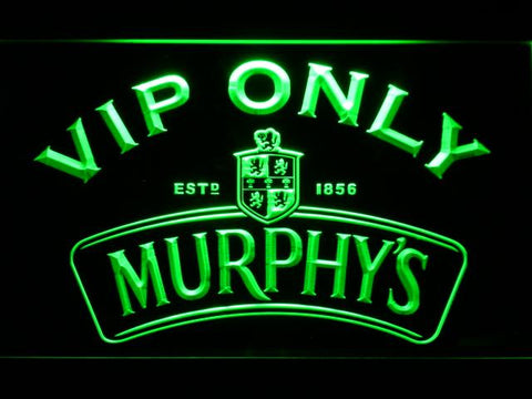 Murphy's VIP Only LED Neon Sign USB - Green - TheLedHeroes