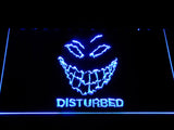 Disturbed LED Neon Sign USB - Blue - TheLedHeroes