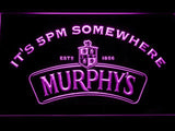 Murphy's It's 5pm Somewhere LED Neon Sign USB - Purple - TheLedHeroes