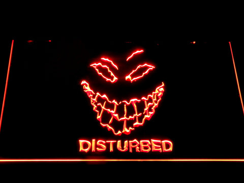 Disturbed LED Neon Sign USB - Red - TheLedHeroes